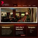 Chili´s Restaurant Webseite