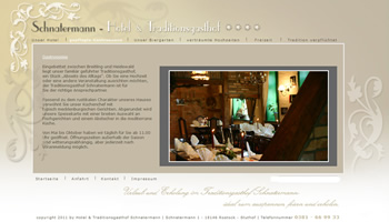 Gasthof Schnatermann Webseite